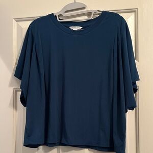 Athleta Women's Deep Blue Short Sleeve Tee